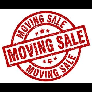 Moving Sale today!